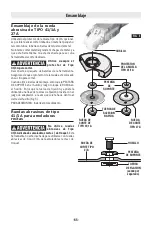 Предварительный просмотр 65 страницы Bosch GWS18V-13C Operating/Safety Instructions Manual