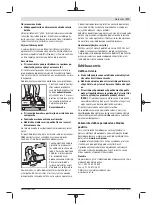 Preview for 171 page of Bosch GWX 13-125 Original Instructions Manual