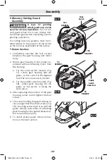 Preview for 22 page of Bosch GWX10-45DE Operating/Safety Instructions Manual