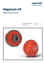 Предварительный просмотр 1 страницы Bosch Hagglunds CB Installation And Maintenance Manual