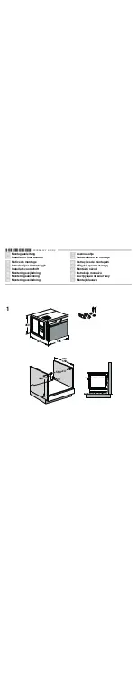 Bosch HB86P575 Installation Instructions Manual preview