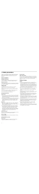 Preview for 4 page of Bosch HBA58T6.0A Instruction Manual