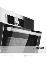 Bosch HBC84H500 Instruction Manual предпросмотр