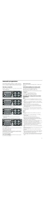 Preview for 21 page of Bosch HBC86P7 3 Series Instruction Manual