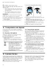 Preview for 18 page of Bosch HBF114BS1 User Manual And Installation Instructions