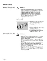 Preview for 31 page of Bosch HBL34 Use And Care Manual