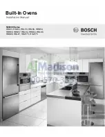 Bosch HBL54 Installation Manual preview