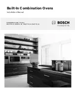 Preview for 1 page of Bosch HBL5751UC Installation Manual