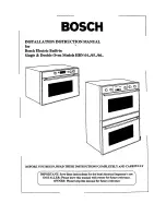 Bosch HBN 64 Series Installation Instructions Manual preview