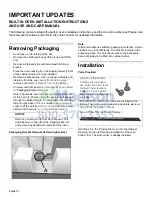 Preview for 2 page of Bosch HBN5451UC Installation Instructions And Use And Care Manual