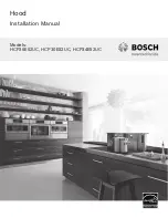 Preview for 1 page of Bosch HCP30E52UC Installation Manual