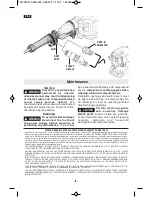 Предварительный просмотр 6 страницы Bosch HDC300 Operating/Safety Instructions Manual