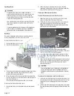 Предварительный просмотр 14 страницы Bosch HDI8054C Use And Care Manual