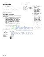 Предварительный просмотр 38 страницы Bosch HDI8054C Use And Care Manual