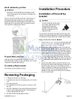 Предварительный просмотр 11 страницы Bosch HDI8054UC Installation Manual