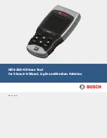 Предварительный просмотр 1 страницы Bosch HDS 200 User Manual