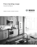 Bosch HDS8645C Use And Care Manual предпросмотр