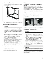 Preview for 27 page of Bosch HDS8645C Use And Care Manual