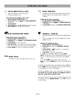 Preview for 13 page of Bosch HES232U Use And Care Manual