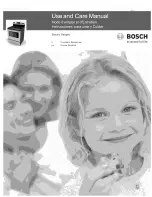 Предварительный просмотр 1 страницы Bosch HES3023C-01 Use And Care Manual