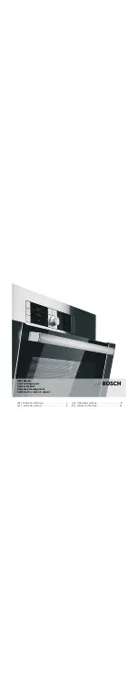 Preview for 1 page of Bosch HEZ24D300 Instruction Manual