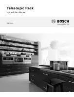 Предварительный просмотр 1 страницы Bosch HEZTR301 Use And Care Manual