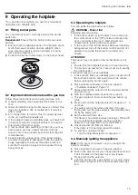 Предварительный просмотр 15 страницы Bosch HG 120B Series User Manual And Installation Instructions