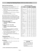 Preview for 25 page of Bosch HGS Series Use And Care Manual