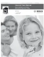 Предварительный просмотр 1 страницы Bosch HGS3063UC Use And Care Manual