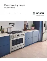 Bosch HGS8045UC Installation Manual preview