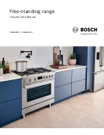 Предварительный просмотр 1 страницы Bosch HGS8645UC Use And Care Manual