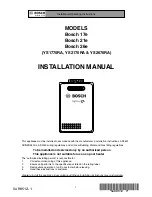 Bosch Highflow 17e Installation & Operation Manual preview