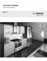 Bosch HIIP054 Use And Care Manual preview