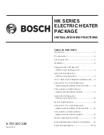 Bosch HK050-1XXX-RE Installation Instructions Manual preview