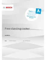 Предварительный просмотр 1 страницы Bosch HKS79R250A Instruction Manual