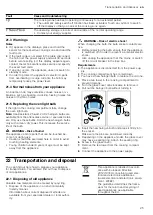 Предварительный просмотр 25 страницы Bosch HLL09A020U User Manual