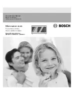 Bosch HMB8020 - 1.5 cu. Ft. Microwave Use And Care Manual предпросмотр