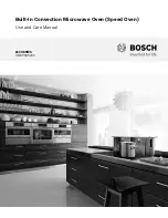 Предварительный просмотр 1 страницы Bosch HMCP0252UC Use And Care Manual