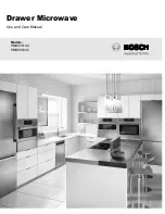 Preview for 1 page of Bosch HMD8053UC Use And Care Manual