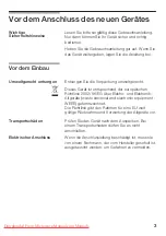 Preview for 3 page of Bosch HMT 72M420 User Manual