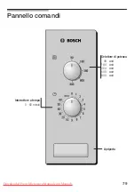 Preview for 79 page of Bosch HMT 72M420 User Manual