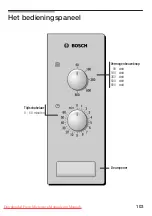 Preview for 103 page of Bosch HMT 72M420 User Manual