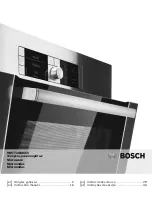 Предварительный просмотр 1 страницы Bosch HMT72G650 Instruction Manual