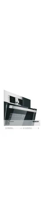 Предварительный просмотр 1 страницы Bosch HMT72M650 Instruction Manual