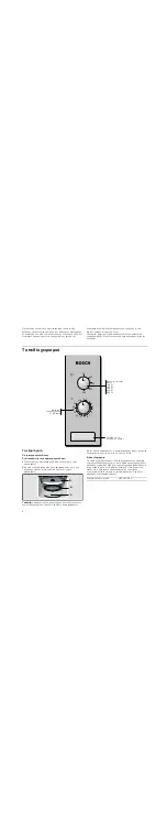 Предварительный просмотр 6 страницы Bosch HMT72M650 Instruction Manual