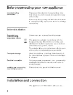 Preview for 4 page of Bosch HMT75G651B Instructions For Use Manual