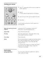 Предварительный просмотр 23 страницы Bosch HMT75M551B Instructions For Use Manual