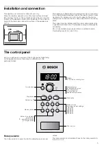 Preview for 5 page of Bosch HMT84G421 Instruction Manual