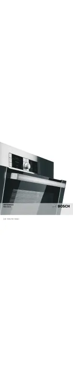 Bosch HMT84G651A Instruction Manual preview