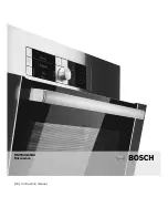 Bosch HMT84G654A Instruction Manual preview